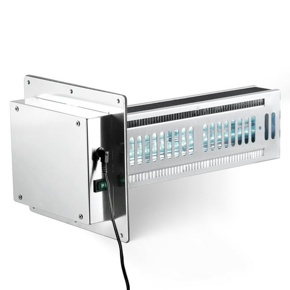 HVAC Air Purifier Whole House 24W 12inch Duct Light for Air Conditioning Duct Air Scrubber with 2 Bulb PCO Technology and Carbon Filtration