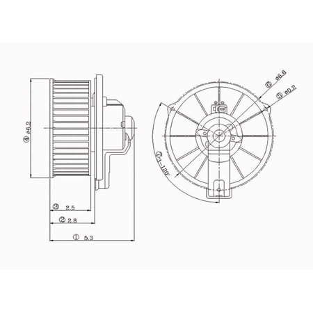 HVAC Blower Motor Fits select: 2001-2005 HONDA CIVIC, 2002-2006 HONDA CR-V