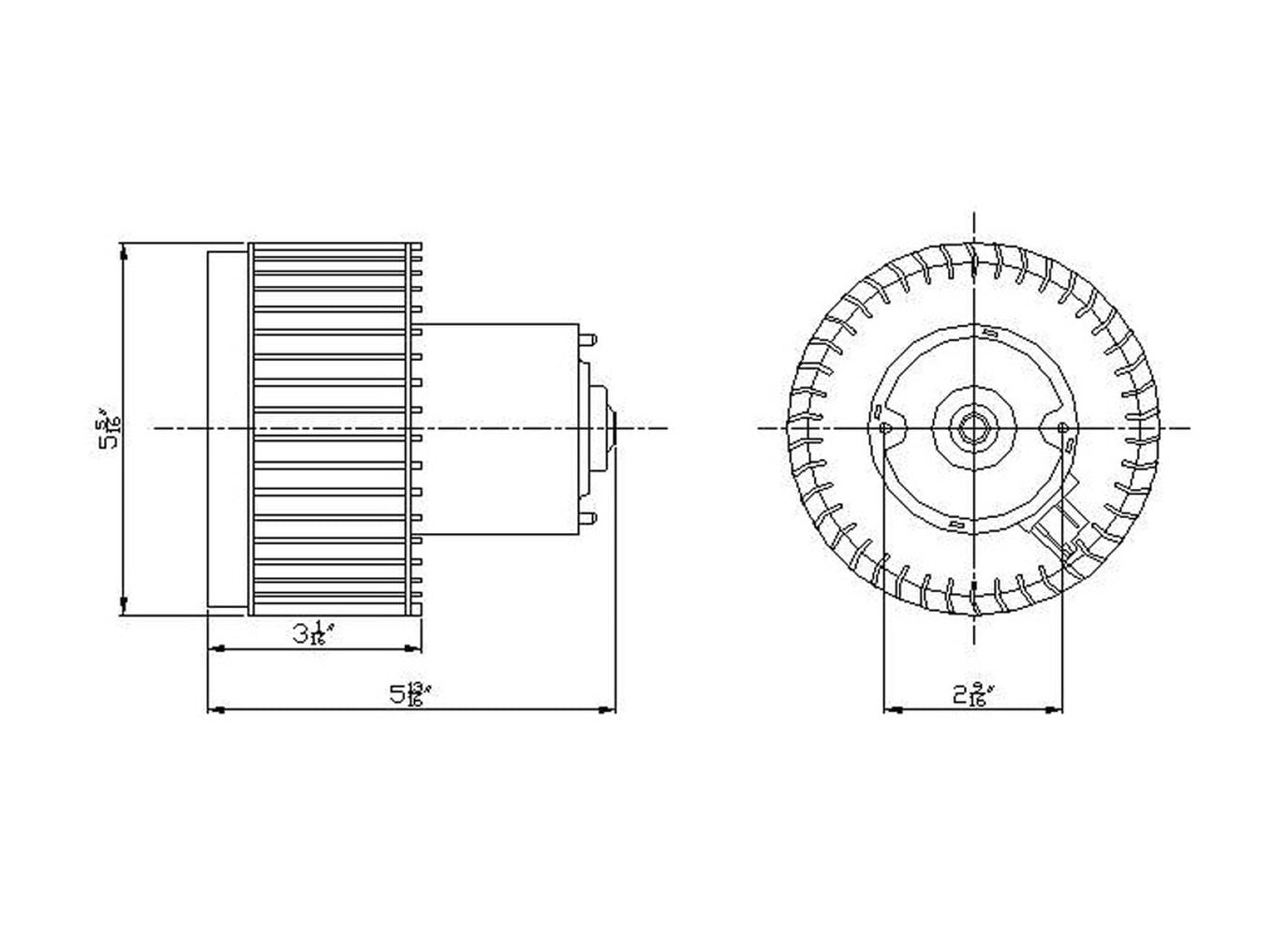 HVAC Blower Motor Fits select: 2003-2007 SATURN ION LEVEL 2