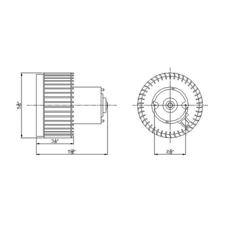 HVAC Blower Motor Fits select: 2003-2007 SATURN ION LEVEL 2