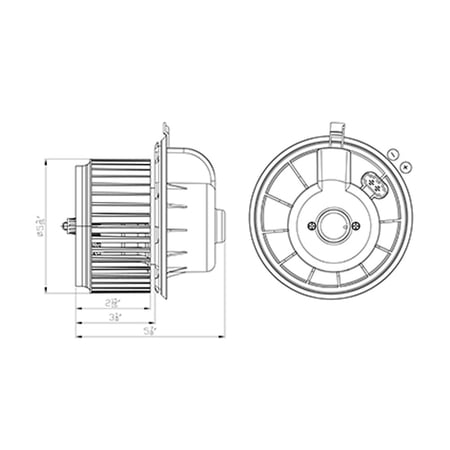 HVAC Blower Motor Fits select: 2007-2015 AUDI Q7, 2004-2007 VOLKSWAGEN TOUAREG