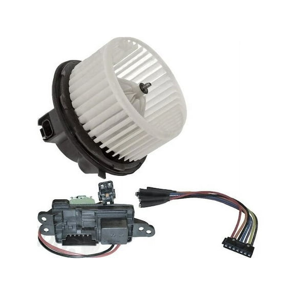 HVAC Blower Motor Kit - Compatible with 2003, 2005 - 2006 GMC Sierra 1500 HD 6.0L V8