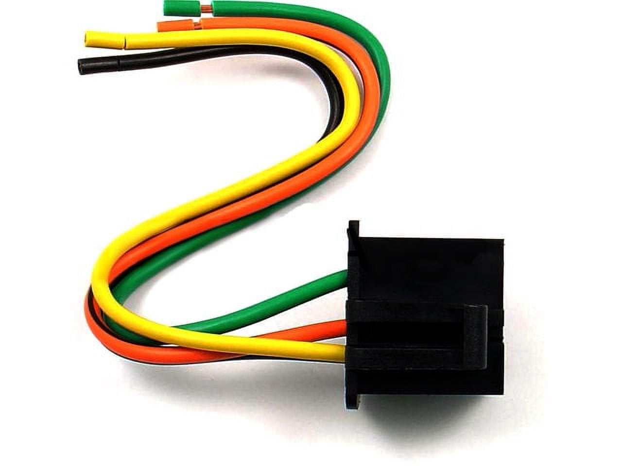HVAC Blower Motor Resistor Connector - Compatible with 1988 - 2002 Ford ...