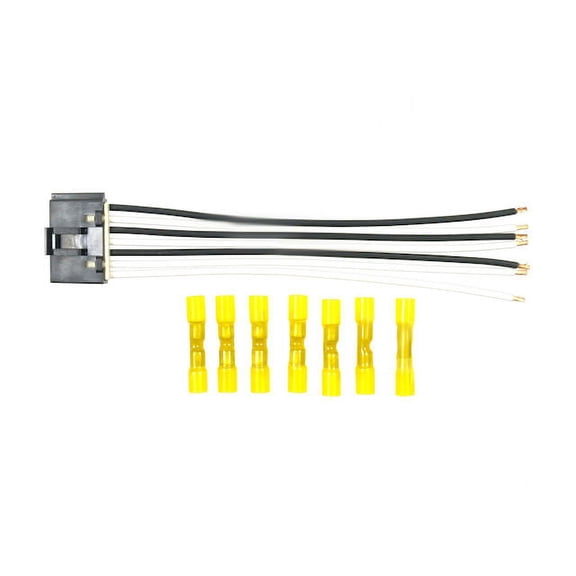 HVAC Blower Motor Resistor Connector - Compatible with 2001 - 2007 Chevy Silverado 2500 HD 2002 2003 2004 2005 2006