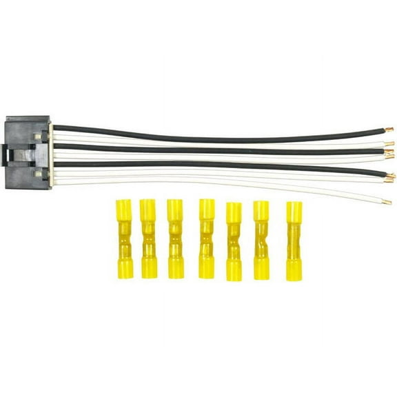 HVAC Blower Motor Resistor Connector - Compatible with 2002 - 2007 GMC Sierra 2500 HD 2003 2004 2005 2006