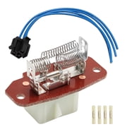 HVAC Blower Motor Resistor with Connector Wire Harness Fit for Ford E-150 E-250 E-350 E-450 E-550 F-250 F-350 F-450 F-550 Econoline Replace# 4C2Z19A706AA, F6UZ19A706AA