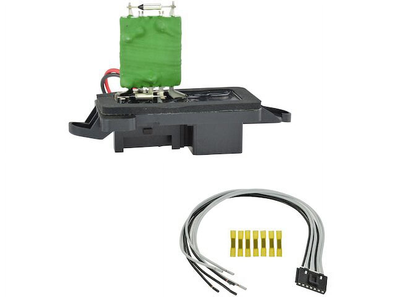 HVAC Blower Motor Resistor Kit 2 Piece Set - Compatible with 2002 - 2006 Chevy Avalanche 2500 2003 2004 2005