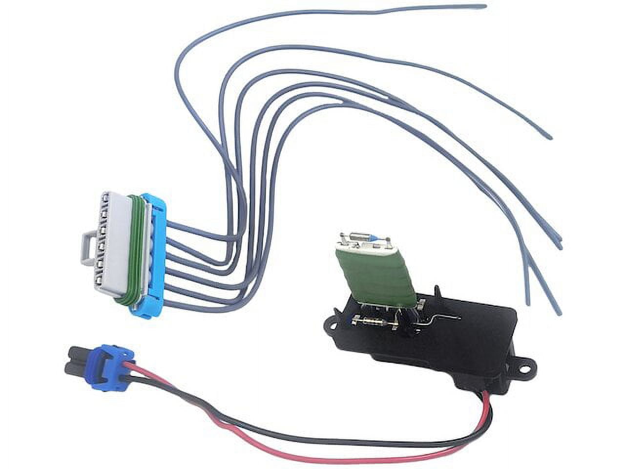 HVAC Blower Motor Resistor Kit - Compatible with 1996 - 2014 Chevy Express 1500 1997 1998 1999 2000 2001 2002 2003 2004 2005 2006 2007 2008 2009 2010 2011 2012 2013