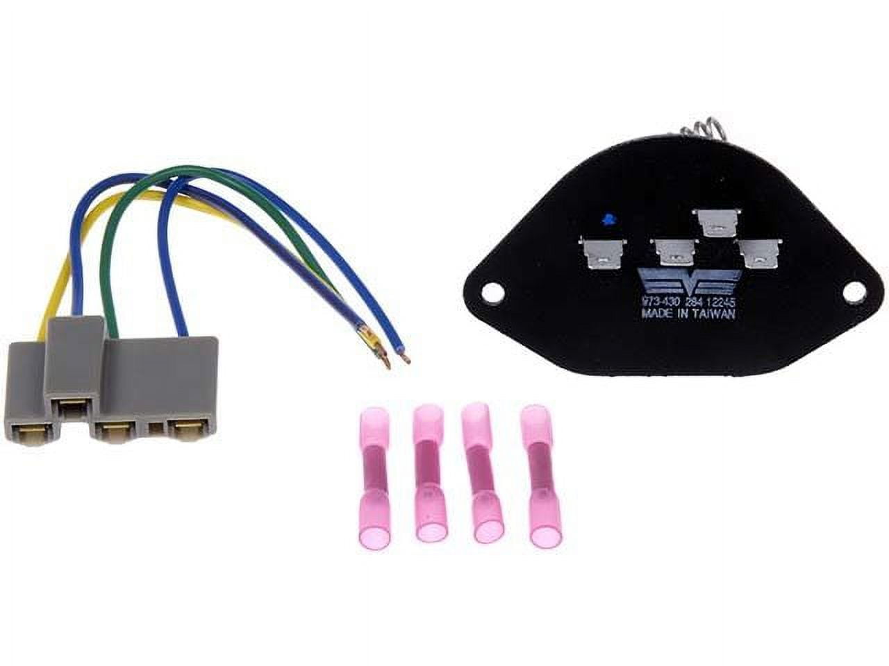 HVAC Blower Motor Resistor Kit - Compatible with 1978 - 1983 Chevy Malibu 1979 1980 1981 1982