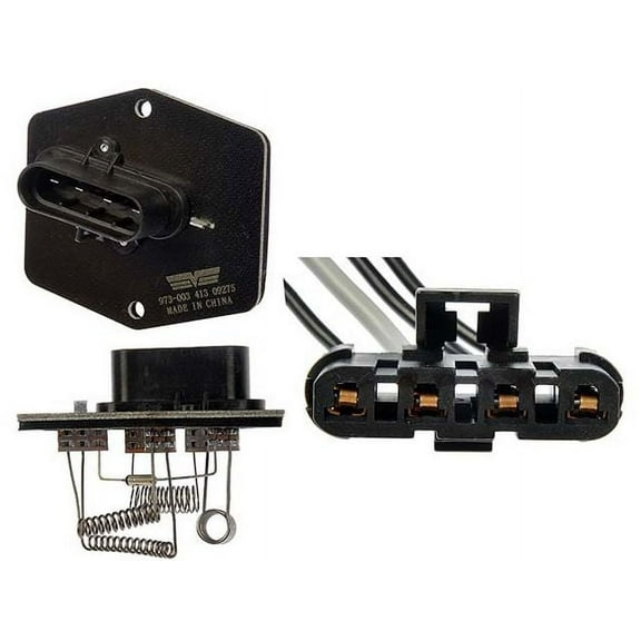 HVAC Blower Motor Resistor Kit - Compatible with 1995 - 2000 Chevy C2500 1996 1997 1998 1999