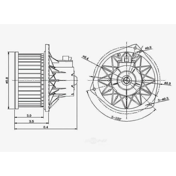 HVAC Blower Motor
