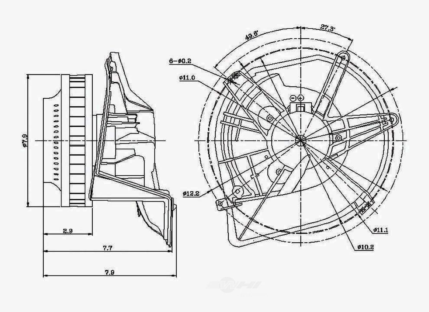 HVAC Blower Motor