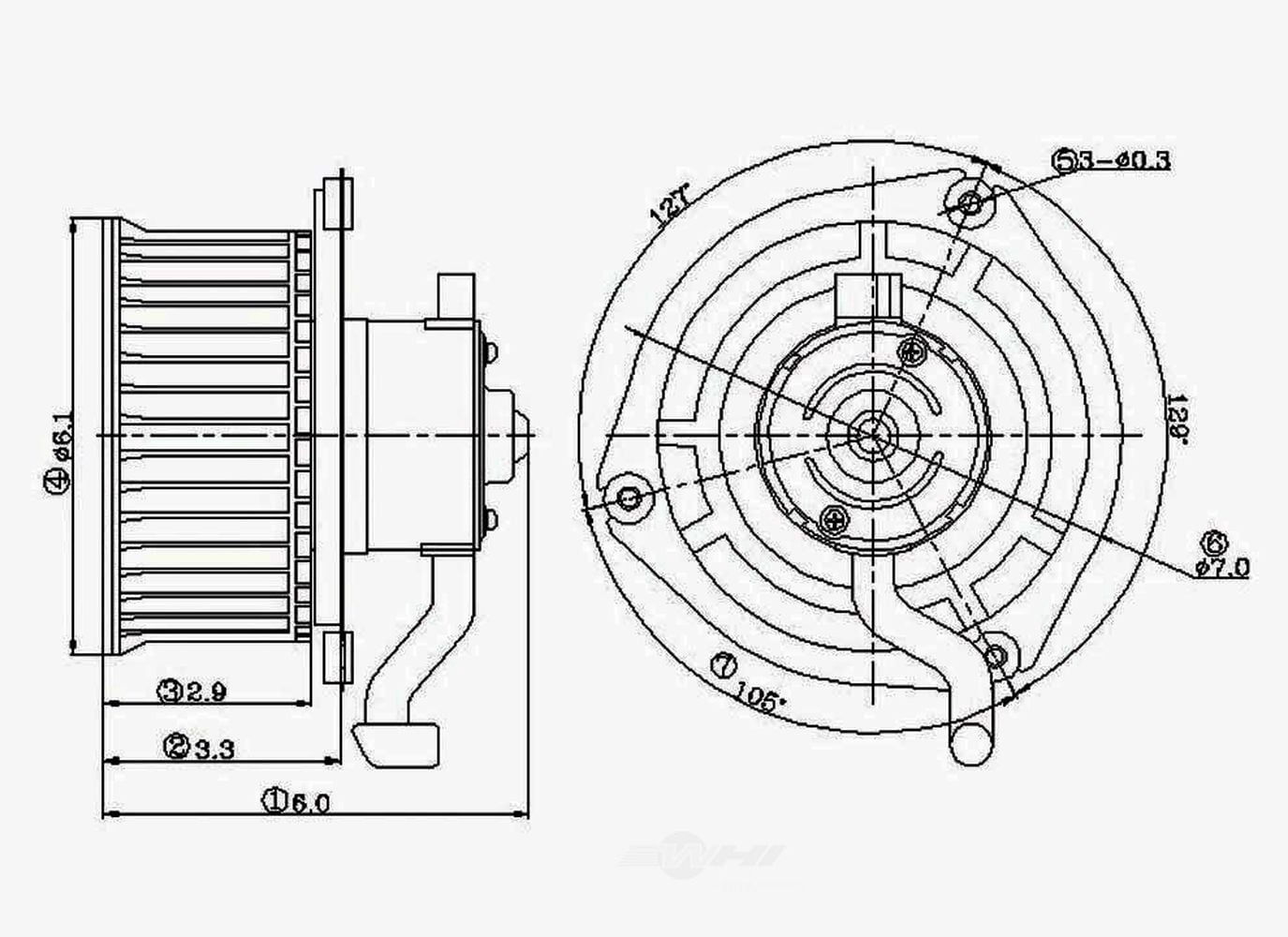 HVAC Blower Motor