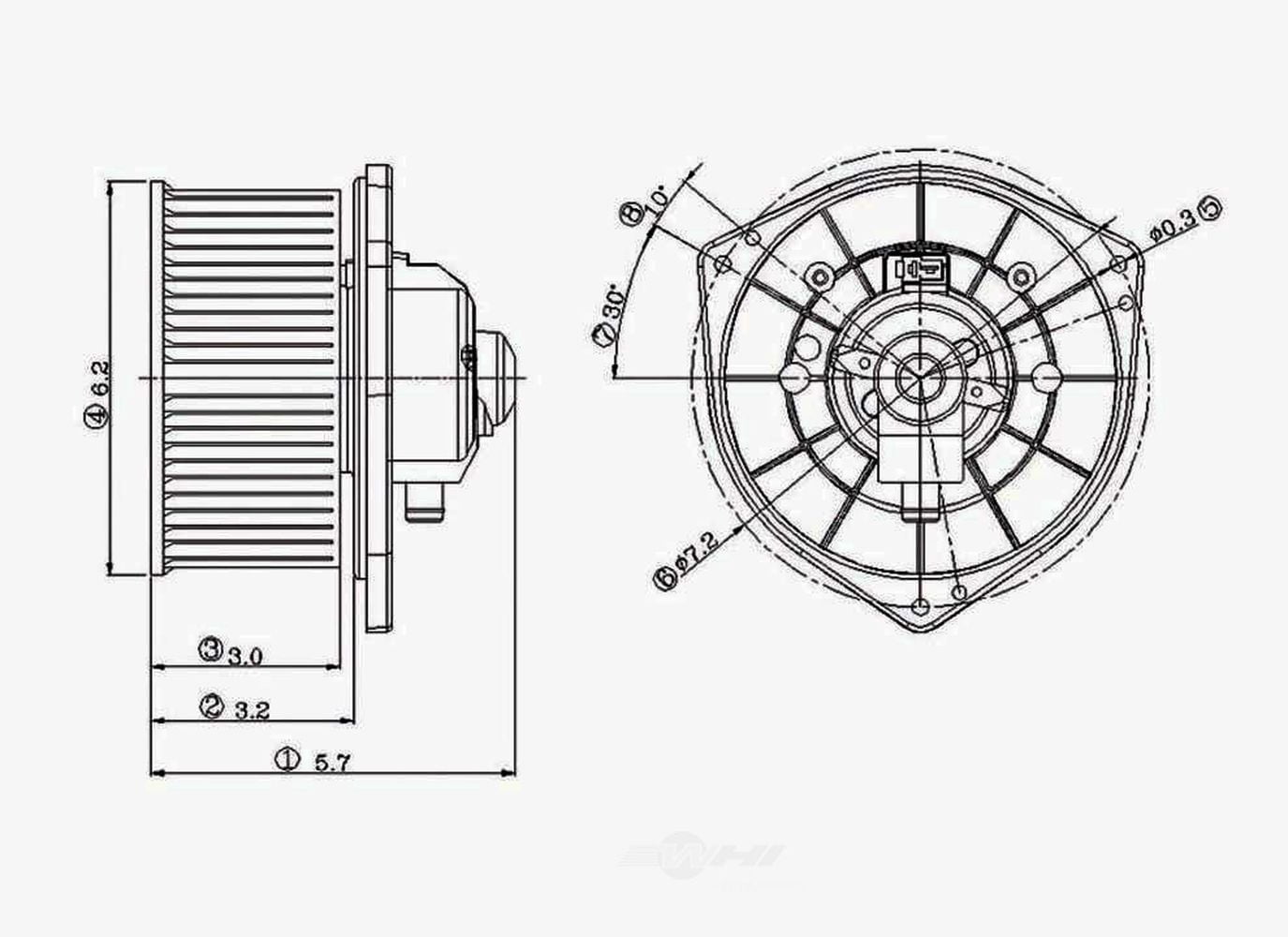 HVAC Blower Motor