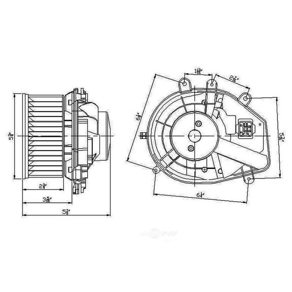 HVAC Blower Motor