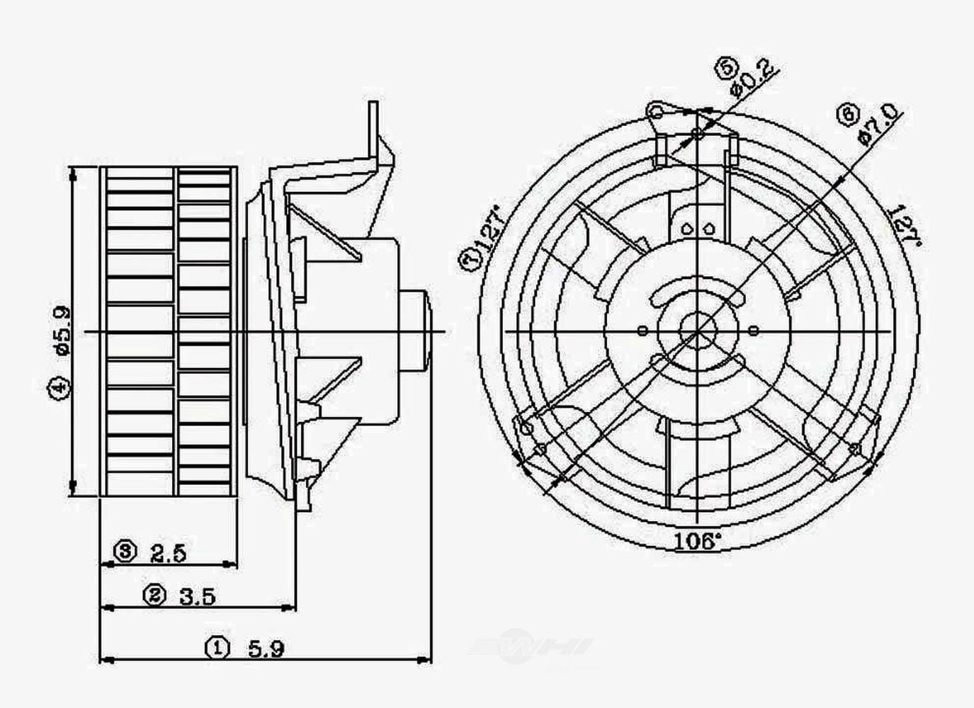 HVAC Blower Motor