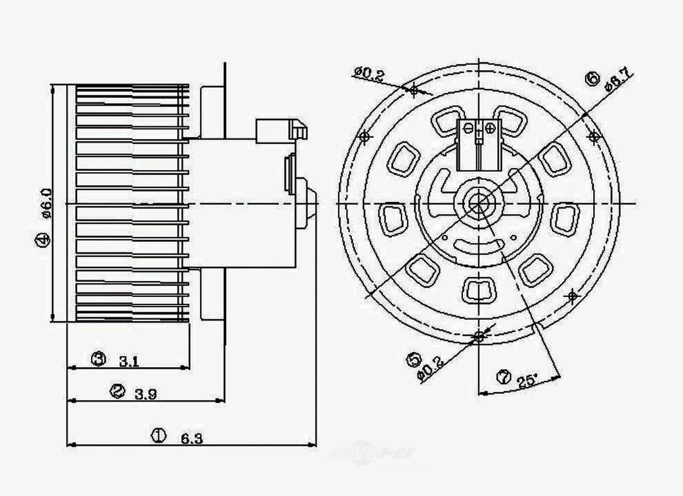 HVAC Blower Motor