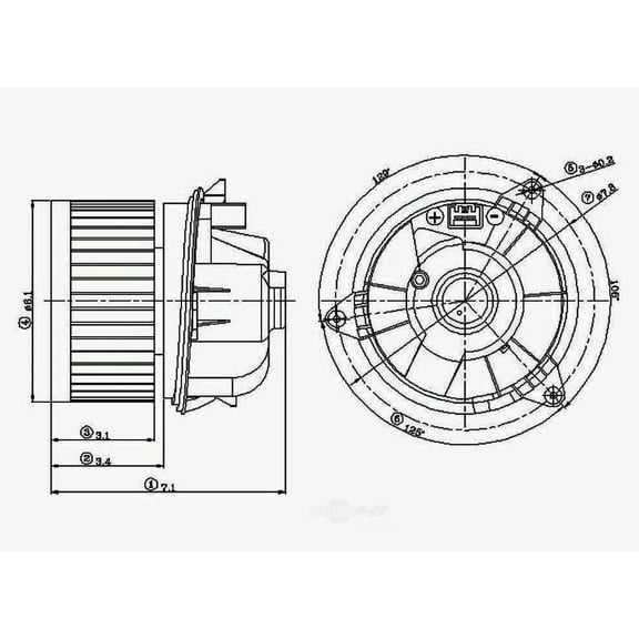 HVAC Blower Motor