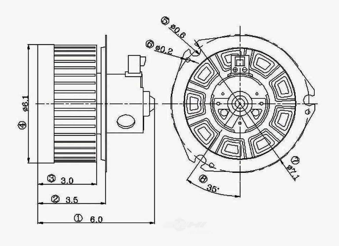 HVAC Blower Motor
