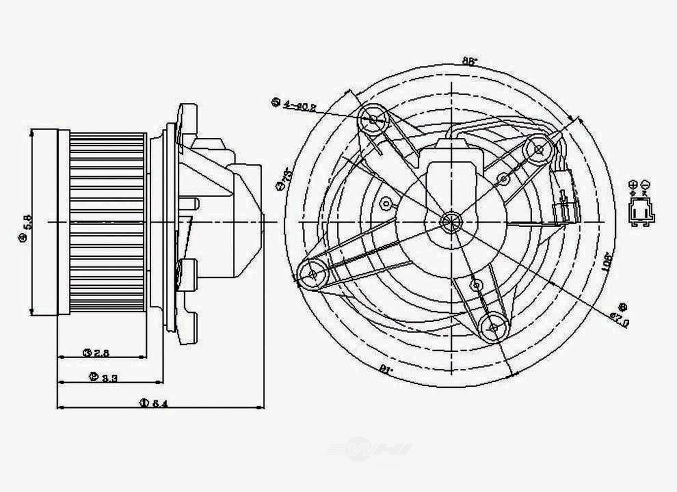 HVAC Blower Motor