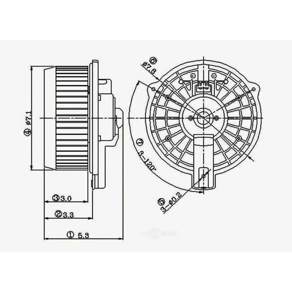 HVAC Blower Motor