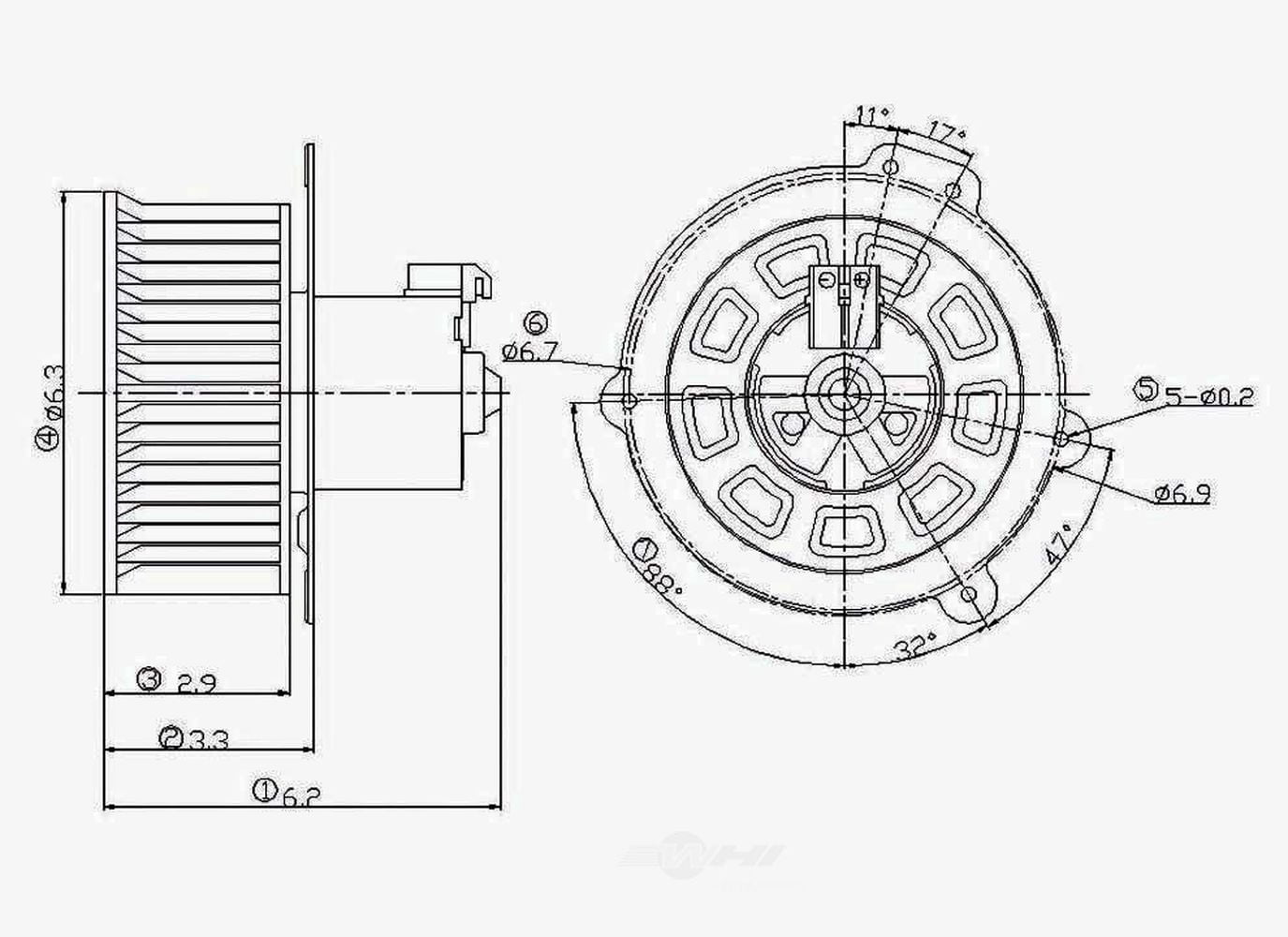 HVAC Blower Motor