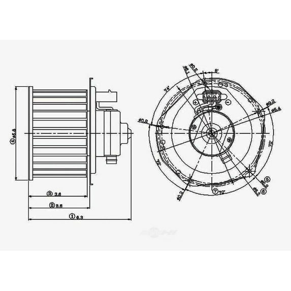 HVAC Blower Motor