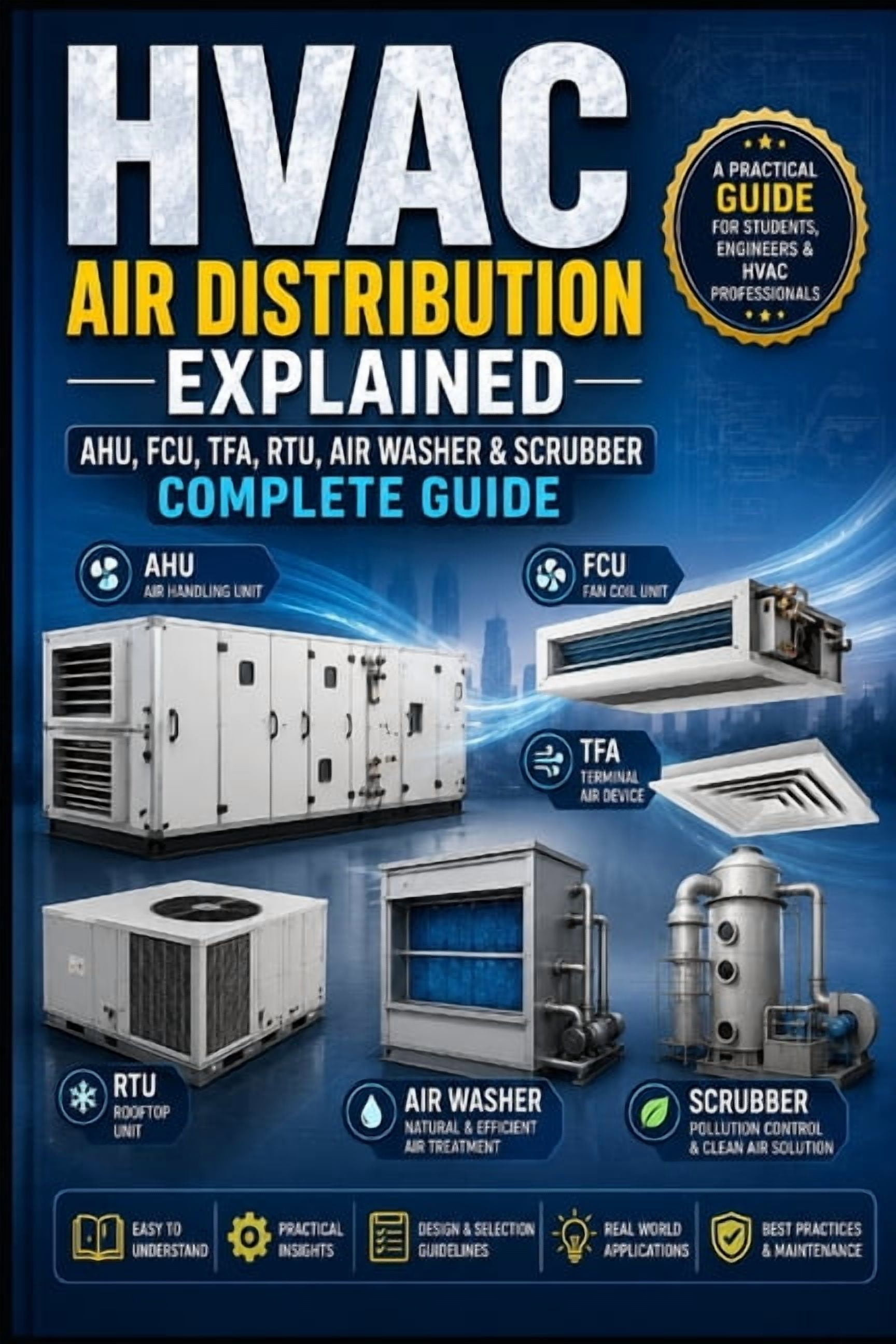 HVAC Books in English HVAC Air Distribution Explained: AHU, FCU, TFA ...