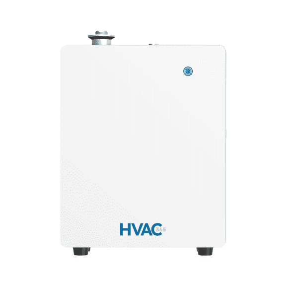 HVAC Cold Air Essential Oil Diffuser for Electric Air Handler Bluetooth App Control, Lockable Design, 150ml, 2,000 sq ft Coverage, Ultra-Quiet, Frosted White Metal Finish | AD-001