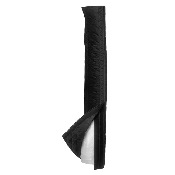 HVAC Copper AC Line Outdoor Pipe Insulation Cover 59 Inch, Portable AC Hose Insulation Sleeve for Sun, Rain & Winter Freeze Protection, Foam Insulation Duct Mini Splits Water Pipe,Black