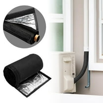 HVAC Copper Pipe Insulation Cover Outdoor 600D Oxford Fabric, 3 Layer AC Copper Line Insulation Sleeve Wrap for Mini Split Systems, 72x10.2 Inch Flexible Pipe Protector for Central Air Conditioning
