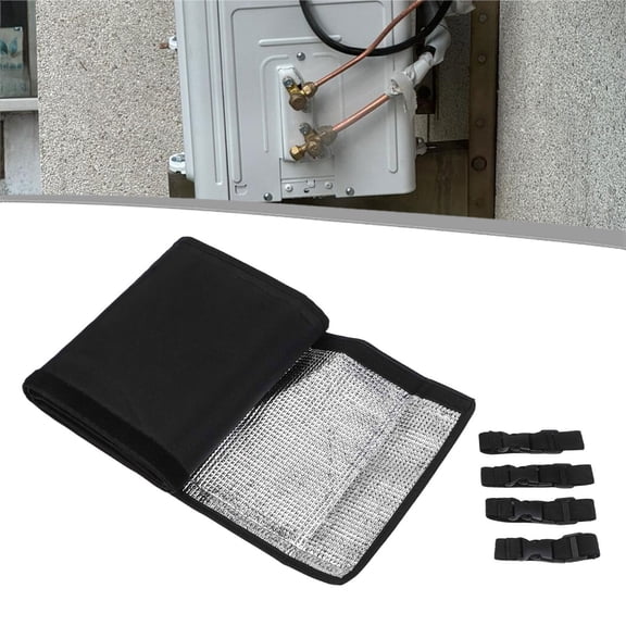 HVAC Copper Pipe Insulation Cover Weatherproof 72x10.2In Insulation Sleeve Wrap