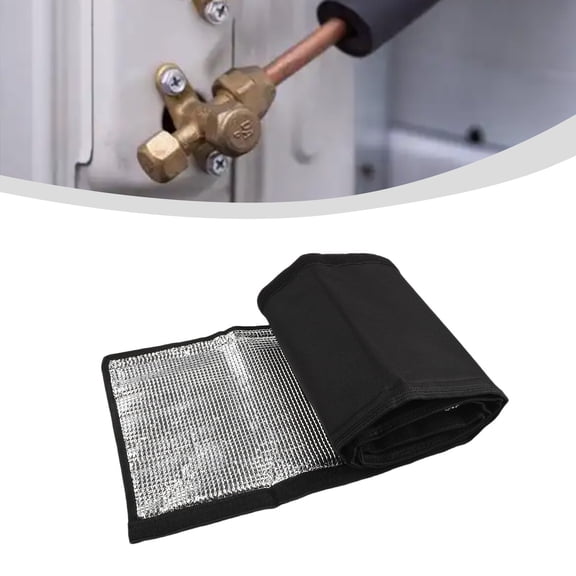 HVAC Copper Pipe Insulation Cover Weatherproof 72x10.2In Insulation Sleeve Wrap