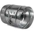 HVAC Duct Manual Volume Damper With Sleeve Galvanized Round Volume