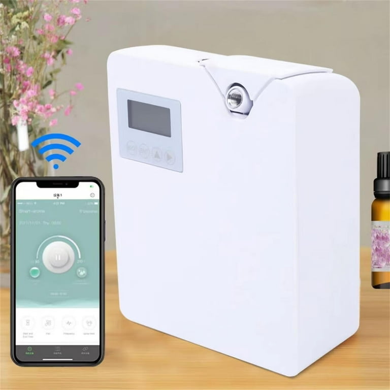 HVAC Essential Oil Nebulizing Diffuser Fragrance Scent Machine 300ML w/  Smart Timer Wifi Home Hotel Air Fresh 