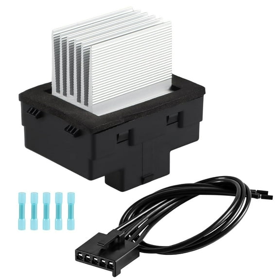 HVAC Fan Blower Motor Resistor with Harness Fit for Ford Fusion 06-12 Lincoln MKZ 07-12 Mercury 06-11 Replace#: 8E5Z19E624A 6E5Z19E624AA