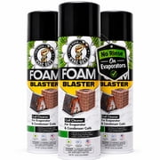 HVAC Guys - Foam Blaster 18 Oz. 3 Pack - Penetrating Coil Cleaner - For AC and Refrigeration Units - Clean and Deodorize Evaporator No-Rinse & Condenser Coils - 3 Pack