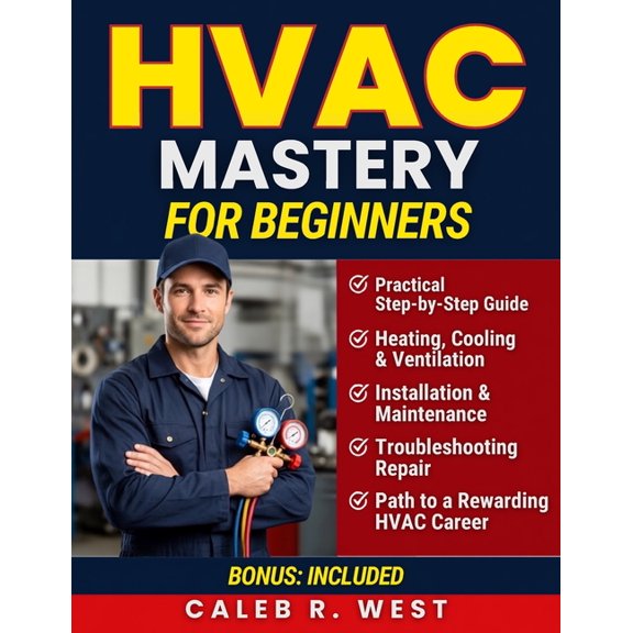 HVAC Mastery for Beginners: A Practical Guide to Heating, Cooling, Ventilation, Installation, Maintenance, and Repair, P, (Paperback)