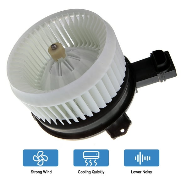 HVAC Plastic Heater Blower Motor ABS w/Fan Cage ECCPP Front for 2014-2017 for Acura ILX /2015-2017 for Acura RDX /2013-2017 for Honda for Accord /2013-2015 for Honda Civic /2012-2016 for Honda CR-V