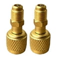 thumbnail image 1 of HVAC R32 Reverse Thread 1/4" Female,1/4" Male Adapter For A2L R454B/R32 Tanks, 1 of 5