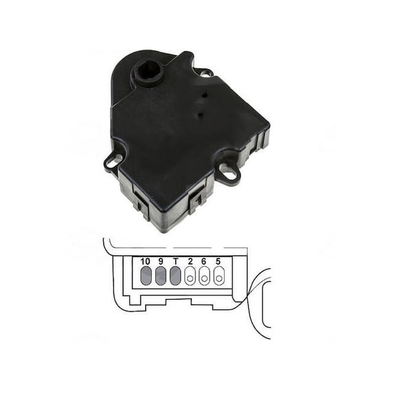 HVAC Recirculation Door Actuator - Compatible with 1995 - 1997 Chevy C1500 1996