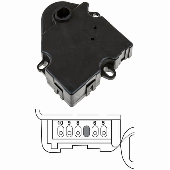 HVAC Recirculation Door Actuator