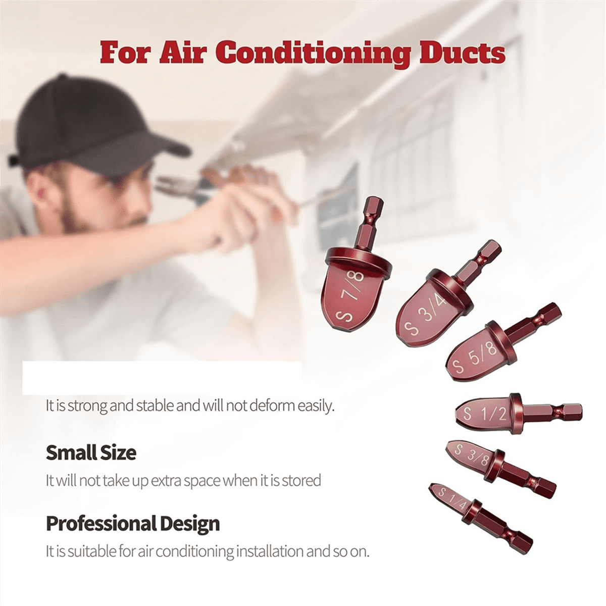 HVAC Repairing Tools, Air Conditioner Copper Pipe Expander Swaging Tool