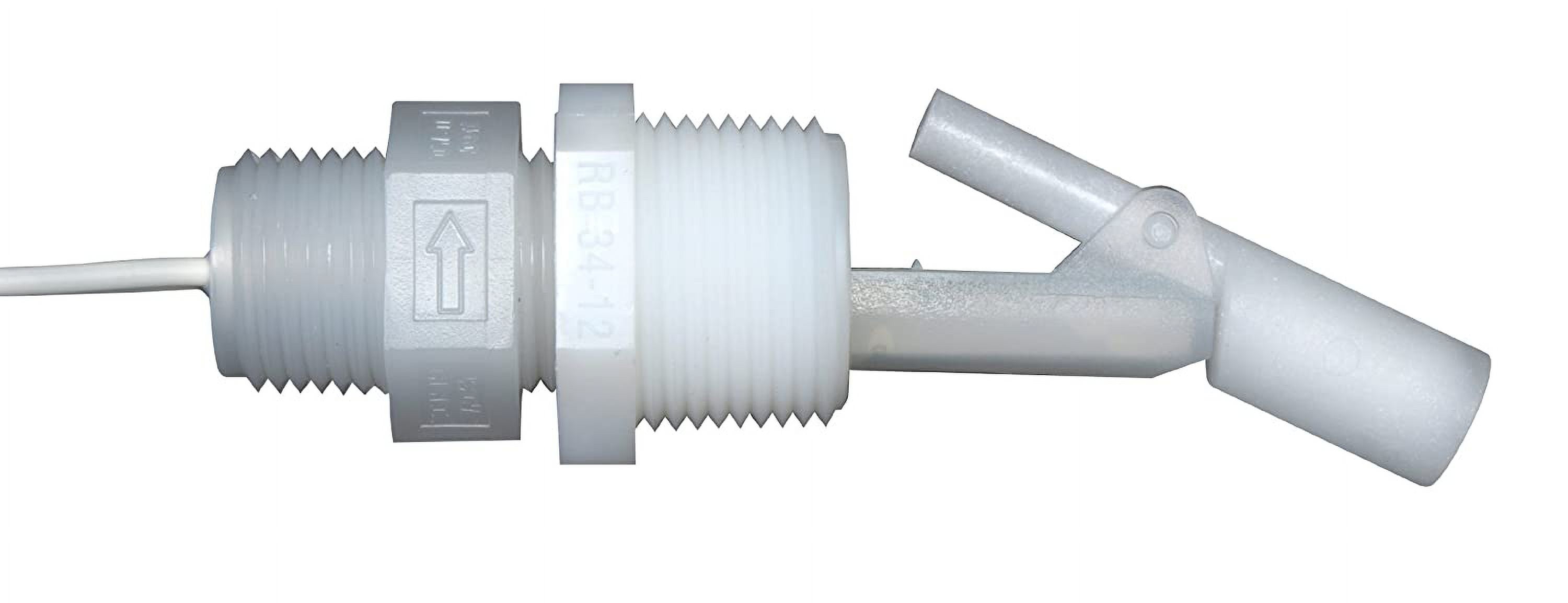 HVAC Series Condensate Level Float Switch, 30 VA SPST, 1/2" x 3/4" NPT