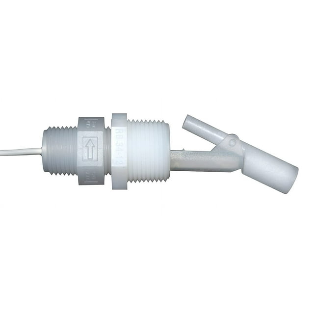 HVAC Series Condensate Level Float Switch, 30 VA SPST, 1/2" x 3/4" NPT
