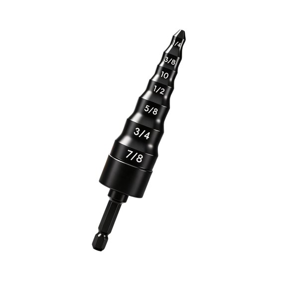 HVAC Service Tube Expander Bit, Multi Size 45 Steel Swaging Tool for Copper Pipe and Aluminum Line Expansion Work