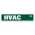 thumbnail image 1 of HVAC Street Sign high voltage air conditioning ac | Indoor/Outdoor |  30" Wide, 1 of 5