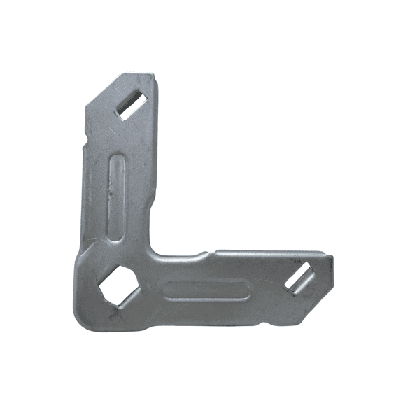 HVAC TDC/TDF Corner Replacement 4 x 4 inch Heavy-Duty Galvanized Steel Compatible with Ductmate Rapidmate Flange Systems Transverse Duct Connection Corners Commercial Residential 8 Pack