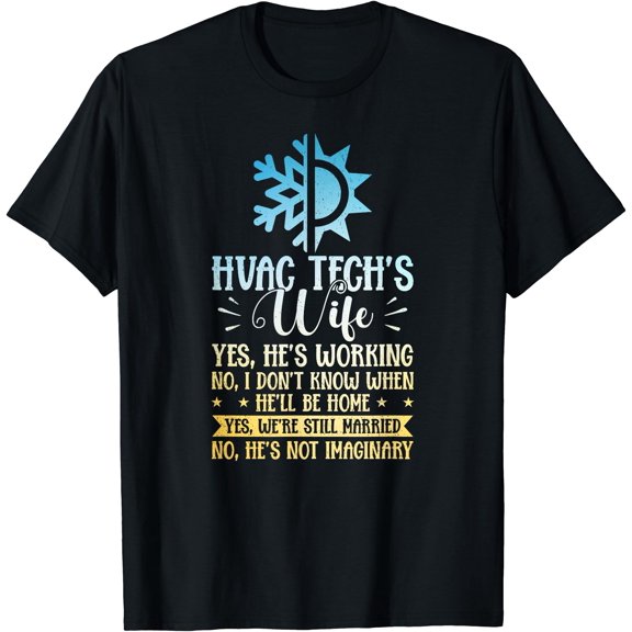 HVAC Technician Husband T-Shirt