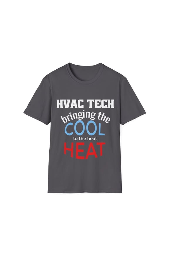 HVAC Technician Shirt Cool Heat Tech T-Shirt Novelty Tees